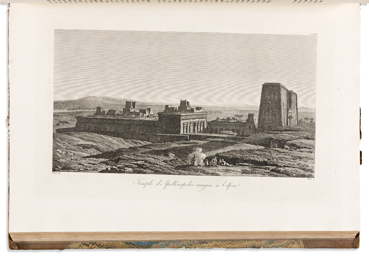 Denon, Dominique-Vivant (1747-1825) Egypt, a Series of One Hundred and Ten Engravings, Exhibiting the Antiquities, Architecture, Inhabi